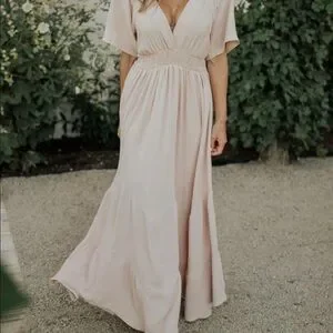 Baltic Born Dresses Baltic Born Delilah Maxi Dress Blush Size